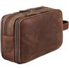 STILORD 'Catania' Beauty Case Donna Uomo Pelle Grande Beauty Case da Viaggio Make Up Bag Borsa Trucco Beauty Trucchi Beautycase Uomo Trousse di Trucchi Cuoio Autentico, Colore:zamora - marrone