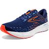 Brooks Glycerin 20, Scarpe da Corsa Uomo, Blu Profondità Blu Palazzo Arancione, 46 EU