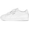 PUMA Unisex Kids Smash 3.0 L V Ps Scarpe da ginnastica, Puma White Cool Light Gray, 34 EU