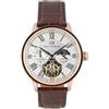 Carl von Zeyten Orologio automatico CVZ0081RCRS, marrone, cinghie