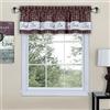 Achim Home Furnishings Live, Love, Laugh Finestra Tenda mantovana, Bordeaux, 147,3 x 35,6 cm