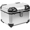 X-PLOR Top Case X-plor 30 Lt. Con Piastra Univ. Colore Alluminio