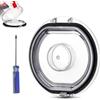 HAPPOW Coperchio per contenitore della polvere di ricambio per Dyson V7 V8, ricambio per Dyson, accessori per aspirapolvere, coperchio di ricambio e cacciavite, ricambio di alta qualità per Dyson,