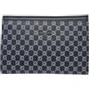 COVERI COLLECTION Coveri Borsa Uomo a Mano Grande, Dimensioni 29x20x4,5 cm, Sottobraccio con Manico Rimovibile, Design Monogramma, Art. 4760 (NERO)