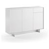 Terraneo Madia slim Frame Terraneo 3 ante con cassetto 134x35x87 cm vari colori Bianco