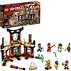 LEGO 71735 NINJAGO Il Torneo degli Elementi, Modellino da Costruire Stagione 4 Serie TV, Figura Ninja Lloyd d'Oro da Collezione, Giochi per Bambini