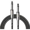 Stagg Cavo per Strumenti, Alta Qualità Jack, Dritto - Deluxe, 3 m, Nero Tablet