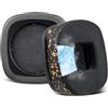 SOULWIT Gel Rinfrescante Cuscinetti Ricambio per Marshall Major I/II/III/IV wireless/cablate Cuffie, per Marshall Major 1/2/3/4 Cuffie, Padiglioni Auricolari in Schiuma Isolamento del Rumore