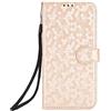 RonRun per Honor 200 Lite 5G Cover a libro Flip Wallet Custodia in Pelle con Slot per Schede Custodia in Pelle Magnetica Cover per Honor 200 Lite 5G - Oro rosa