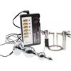 AMAZBEE Set di dilatatori anali uretrali in acciaio inossidabile Stimolazione elettrica Butt Plug Spina del pene Scossa elettrica Massaggiatore della prostata (A,1)