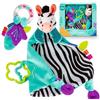 Ravensburger 4858 Play+ Feel, rattle, play (set regalo: zebra), trapunta, regalo per nascita, battesimo, baby shower, stimolazione dei sensi