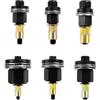 SQLJYU 6 Pezzi Rivettatrici Manuali Set, Mandrino Punte Trapano Metallo per Rivettatrice, Strumento per Rivetti, Pistola per Rivetti per M3, M4, M5, M6, M8, M10