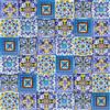 Cerames Piastrelle Mosaico Messicane Armando - 30 ceramiche mattonelle messicane decorative per bagno, doccia, scale, parete posteriore della cucina | Tessere mosaico ceramica 10,5x10,5 cm