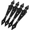 YOSADIER 4pezzi Cerniere Decorative Metallo Per Porte e Robuste e Silenziose Per Cancelli Legno e Garage