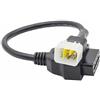 Bolwins J48CS Bolwins 6 pin a OBD2 16 pin adattatore diagnostico per moto - Rilevazione guasti per KSR, Brixton, Benelli, Kawasaki e ECU Delphi