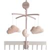 Nattou Wooden Musical Mobile Moon Cloud TEDDY, 65 cm, Teddy Beige Ecru