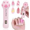 Aokitec Lampada UV LED Unghie Rosa Aokitec, Lampada Unghie con display LCD, Luce UV Unghie, Mini Fornetto Unghie, polimerizzazione rapida, design a forma di artiglio di gatto come regalo