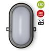 Velamp TARTARUGA: applique LED 6W nera. IP44, Connettore Fast