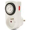 Velamp Presa timer programmatore giornaliero 24 ore con segmenti, modello Francia