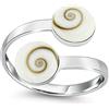 Planetys - Anello Occhio di Santa Lucia Shiva Argento Sterling 925 - Dimensione Regolabile