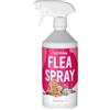 Petsly Spray Antipulci per Ambienti - 500ml - Non Macchia - Efficace Spray Antipulci Gatto e Cane ad Azione Rapida - Antizecche e Antiacaro per Casa, Auto, Mobili e Tessuti (1L)