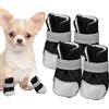 Generic Scarpe per cani di piccola taglia, stivali antiscivolo e protezione per zampe, scarpe traspiranti per interni e invernali, leggere, con tenuta regolabile