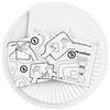 Hiwhy Puzzle Glue Sheets(64 Hojas) - Adhesivo de pelar y pegar, No ensucia Puzzle para enmarcar y exhibir