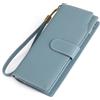 GAEKEAO Portafoglio Donna Grande, Portamonete Donna con Blocco RFID, con 12 scomparti le carte di credito, Borsellino Donne Idee Regalo