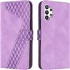 OKZone Cover per Samsung Galaxy A32 4G, Custodia in Pelle Samsung A32 4G, Antiurto Cover a Libro Galaxy A32 4G Magnetica Portafoglio Folio PU Pelle Flip Protettiva Caso con Wallet Case Cover (Porpora)