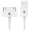 JETech Cavo Compatibile iPhone 4s / 4 / 3G / 3GS, iPad 1 2 3 e iPod, USB Cavo di SYNC e Caricamento, 1m, Bianco