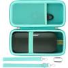 Khanka Custodia rigida per il trasporto compatibile con Bose SoundLink Flex 2ª Gen/Bose SoundLink Flex Bluetooth Speaker portatile, menta, solo custodia