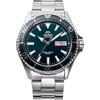 Orient Sports Kamasu / Mako III - Orologio Da Uomo Automatico a Carica Manuale Impermeabile Bracciale e Cassa In Acciaio Metallizzato Quadrante Verde - RA-AA0004E39B RA-AA0004E