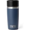 YETI Rambler Travel Bottle, Vacuum Insulated Stainless Steel Coffee Flask with Leakproof Hotshot Commuter Cap, Navy, 12 oz (355 ml)