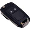 Giano il dio delle chiavi Giano Tech - Guscio Chiave Telecomando con lama 2 tasti Cover Ricambio Chiave compatibile con Opel Astra Corsa Mokka Trax Vauxhall Insignia Vectr Chevrolet Aveo Matiz Cruze Captiva Spark Orlando HU100