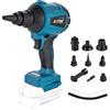 KATSU Tools KATSU FIT-BAT Soffiatore a Batteria 21V Soffiatore per Foglie di Polvere d'Aria Elettrico Portatile per la Cura del Prato del Giardino, senza Batteria