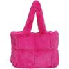 HuiYStar Borsa a Tracolla in Peluche Soffice Grande in Pelliccia Sintetica per Donna Invernale Morbida e Pelosa