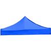 QmjdDymx Coperchio di sostituzione del baldacchino, copertura del gazebo blu sostituzione2.9x2.9, 420D Oxford impermeabile top solo per giardino esterno, top di sostituzione del baldacchino, 114.17x114.17