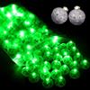WoskjXas 100 Pezzi Mini Luci Led per Palloncini Luci Mini Led Palloncini Lampade Luminose, Batteria Alimentata, Rotondo Palloncino Luce Decorazioni per il Natale Halloween Fare fai da te