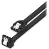 OEM CAVO DATI SATA3 6 Gb/s con clip metallo 90°, nero, 0,5m
