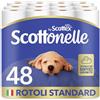 Scottonelle Carta Igienica, Morbida e Resistente, Dermatologicamente testata, 48 Rotoli