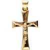 Gioielleria Lucchese Oro Ciondolo Croce Uomo Oro Giallo GL102084