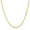 FaithHeart Catenina Uomo Collana Uomo Acciaio Inossidabile 2 MM Catena Serpente 40/50/60/70 CM Catenina Argento Nero Oro Chiusura Comoda e Veloce Collane Ciondolo Impilate Hiphop
