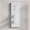 Fortis termostatico, 2 uscite, installazione verticale, per corpo incasso Blocco, 50722THMW, Blocco bianco opaco [Rubinetteria Bagno > Rubinetteria Doccia]
