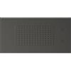 Mariner pannello pioggia in acciaio inox per installazione a soffitto con 3 funzioni, WLS3950-GR, Arya; Kobra; Logica; Oasy; Quadra; Tao; Uno grafite spazzolato [Rubinetteria Bagno > Soffioni Doccia]