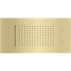 Mariner pannello pioggia in acciaio inox per installazione a soffitto con 3 funzioni, WLS3950-OR, Arya; Kobra; Logica; Oasy; Quadra; Tao; Uno oro [Rubinetteria Bagno > Soffioni Doccia]