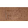 Mariner pannello pioggia in acciaio inox per installazione a soffitto con 3 funzioni, WLS3950-RS, Arya; Kobra; Logica; Oasy; Quadra; Tao; Uno rame opaco vintage [Rubinetteria Bagno > Soffioni Doccia]