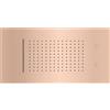 Mariner pannello pioggia in acciaio inox per installazione a soffitto con 3 funzioni, WLS3950-RG, Arya; Kobra; Logica; Oasy; Quadra; Tao; Uno oro rosa [Rubinetteria Bagno > Soffioni Doccia]