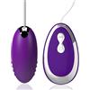 YILIUJIUJIU Vibratore clitorideo viola a forma di proiettile, vibratore per clitoride punto G, vibratore stimolatore per il clitoride vibratore per uova da proiettile giocattolo del sesso per adulti vibratori a