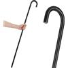 Healvian Puntelli per feste Apparendo Cosplay Jazz Dance Cane Accessori Decor Fancy Costume Walking Stick Pin Like Party Performance Stampella Stage Stampella Bastone Mago Costume Plastica Nera