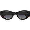 Gucci Occhiali da Sole GG1862S 005 Nero/Grigio Sfumato Donna Polarizzati
